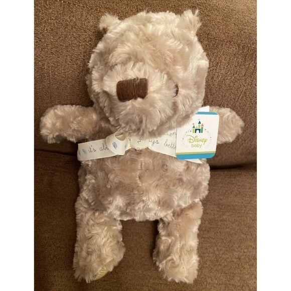 Disney Baby SOFT Winnie the Pooh Plush Stuffed Animal 13" Baby Toy - Picture 1 of 5